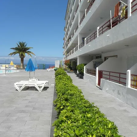First Line Beach Apartment With Ocean View La Arena Puerto de Santiago  Exterior photo